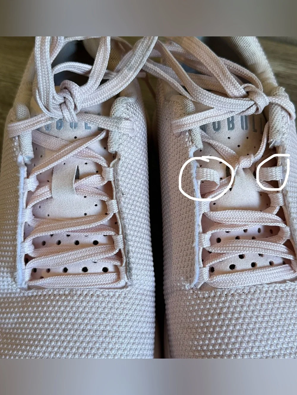 NOBULL Outwork Edge Shoes Light Pink Womens Size 8.5